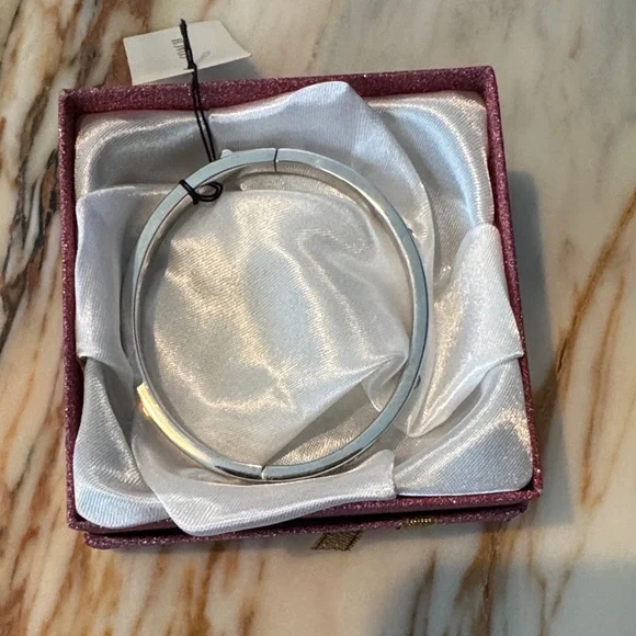 Coach Silver Logo Bangle - Picture 2 of 6